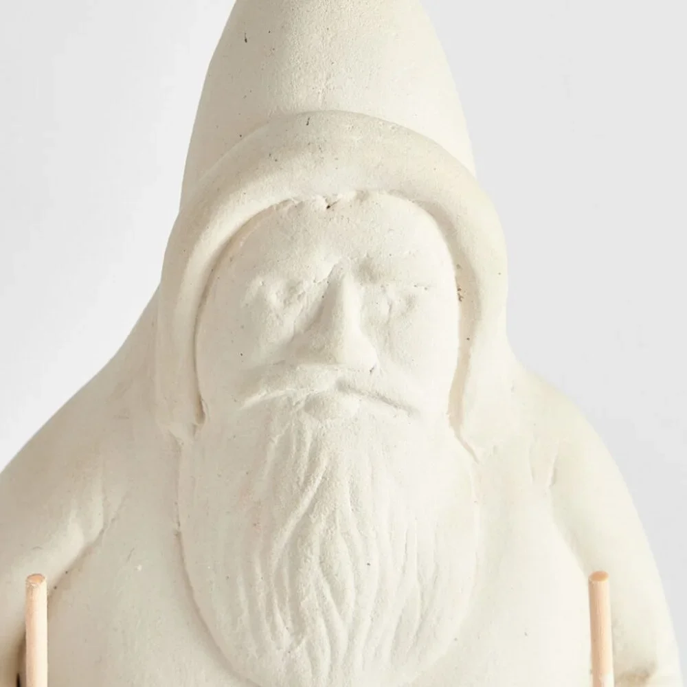 Pottery Barn Ceramic Santa